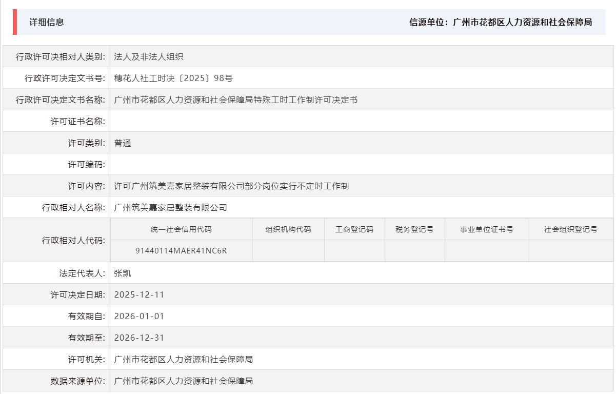 12.11许可广州筑美嘉家居整装有限公司部分岗位实行不定时工作制.png