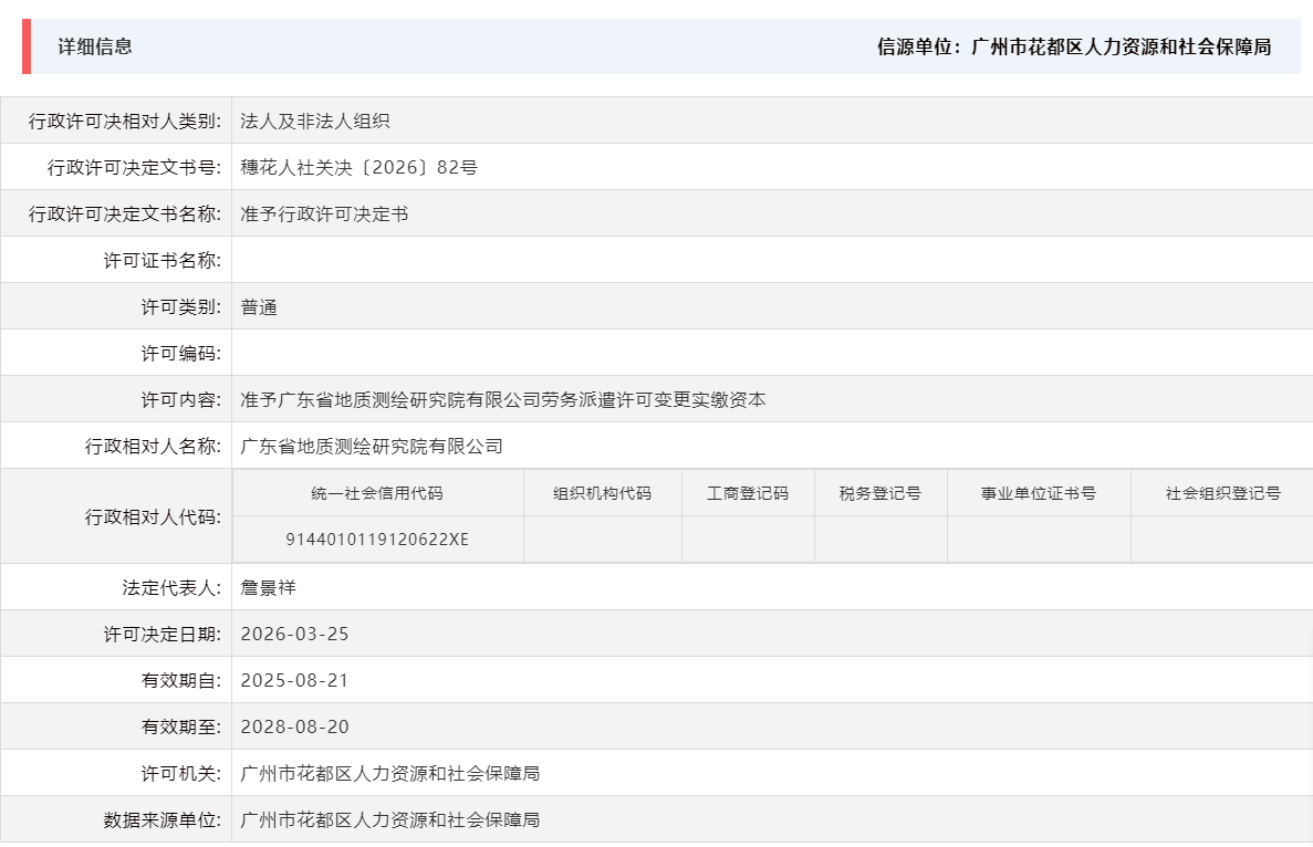 3.25准予广东省地质测绘研究院有限公司劳务派遣许可变更实缴资本.png