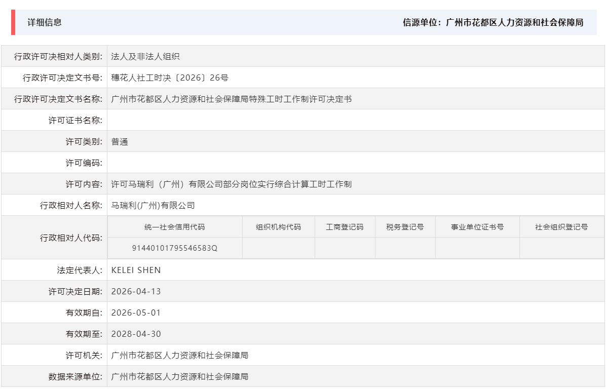 4.13许可马瑞利（广州）有限公司部分岗位实行综合计算工时工作制.png