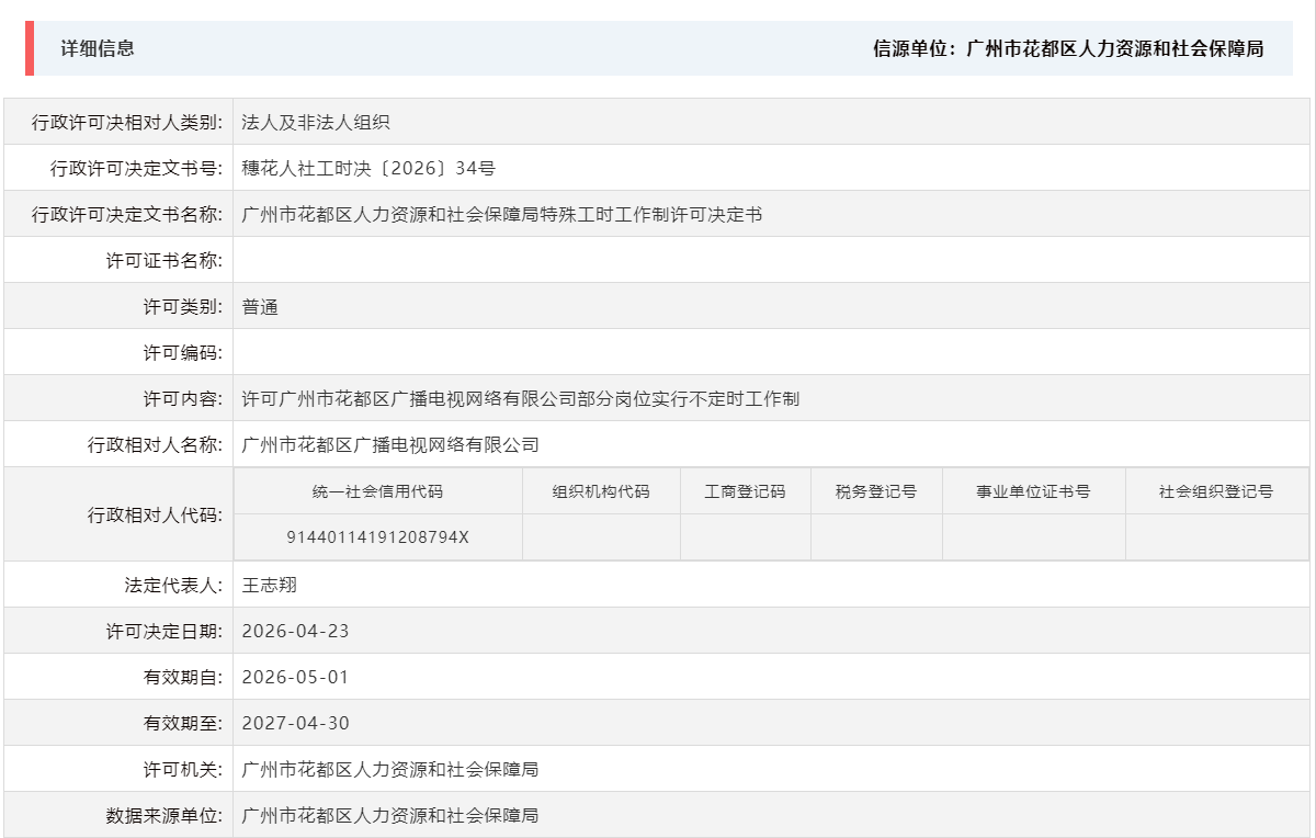 4.23许可沙巴体育试玩
广播电视网络有限公司部分岗位实行不定时工作制.png