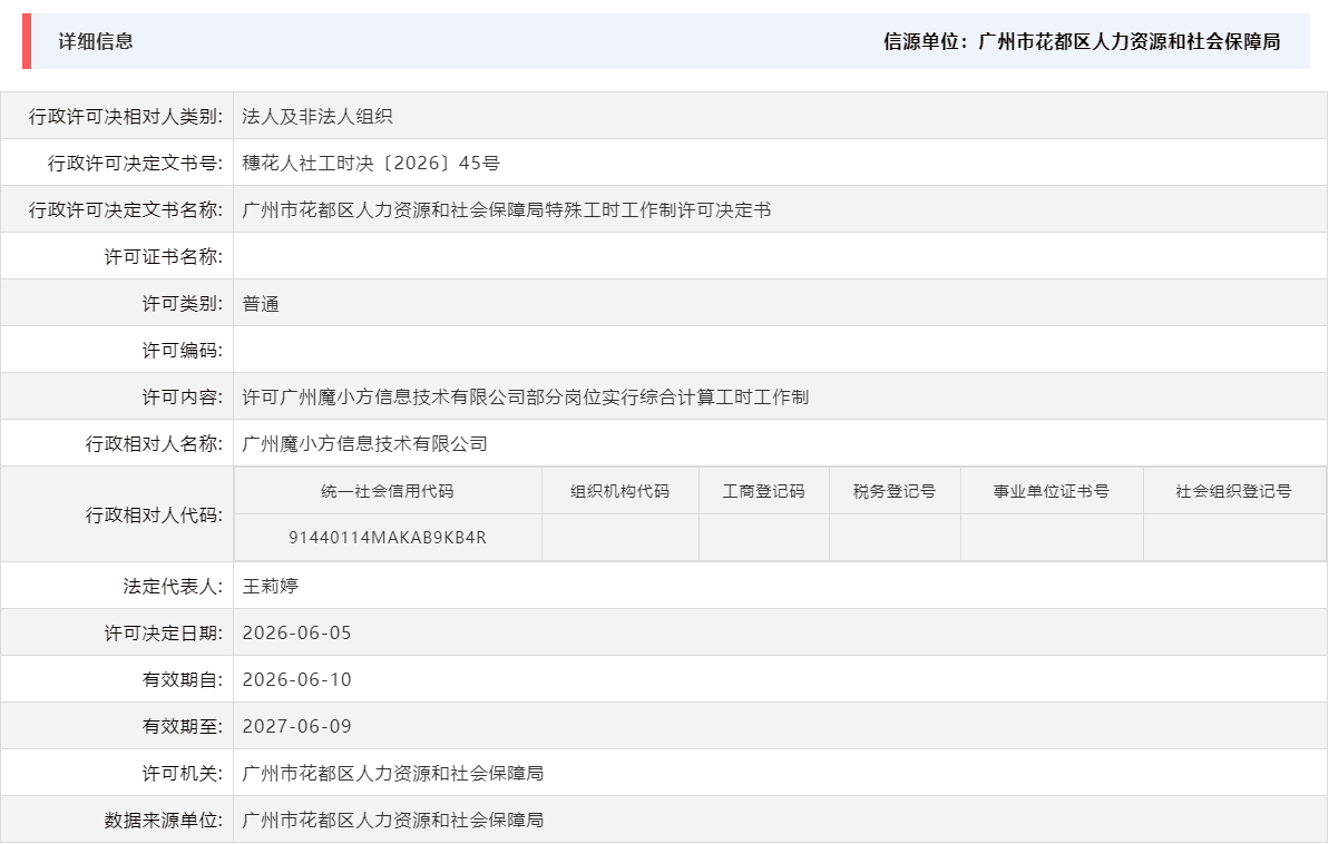 6.5许可广州魔小方信息技术有限公司部分岗位实行综合计算工时工作制.png
